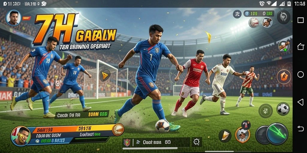 Tampilan gameplay 71H yang mendebarkan dan penuh aksi olahraga.