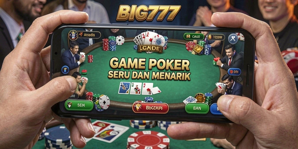 Gameplay Poker yang mendebarkan di BIG777 dengan grafis menawan.