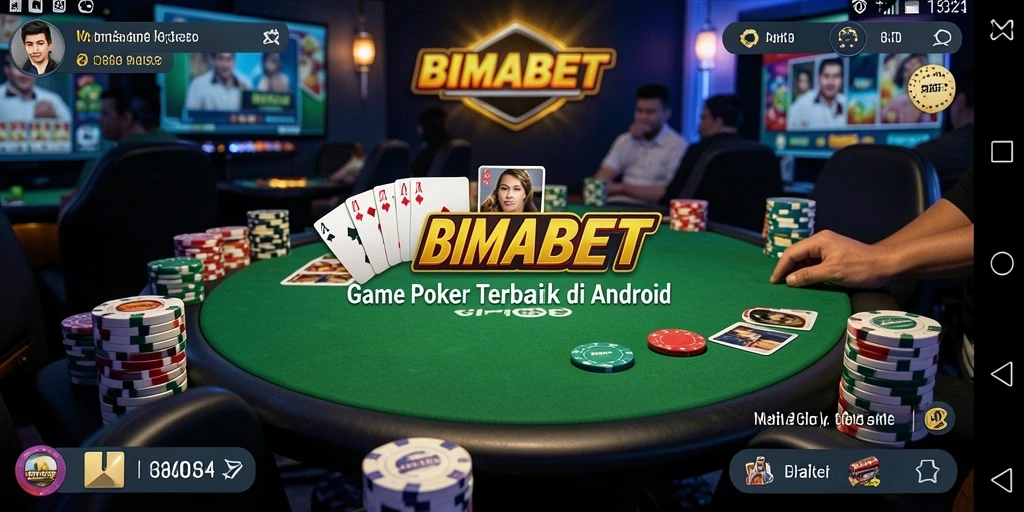 Gameplay Poker yang seru dan menantang di BIMABET.