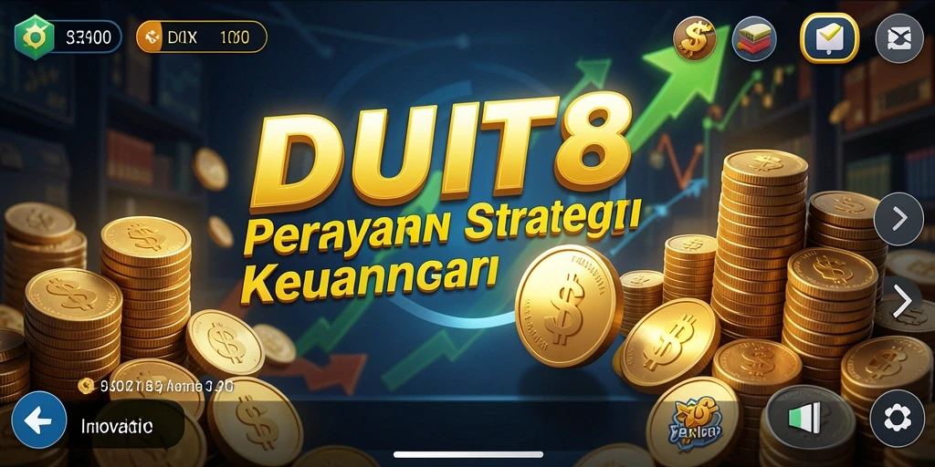 Screenshot gameplay DUIT8 yang menunjukkan strategi pengelolaan sumber daya.