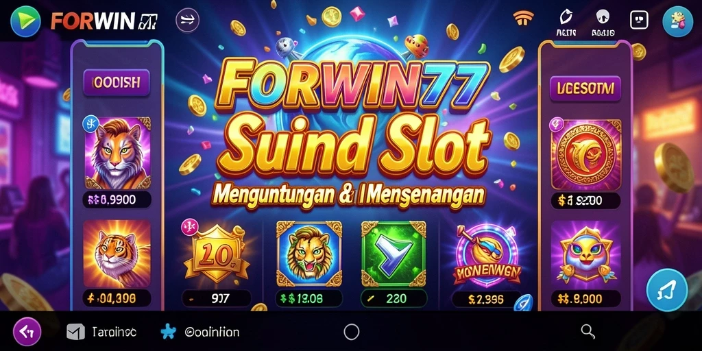 Tampilan visual menarik dari gameplay Slot FORWIN77.