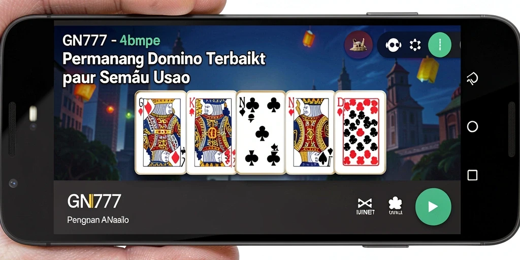 Tampilan gameplay seru GN777 dengan Domino klasik yang modern.