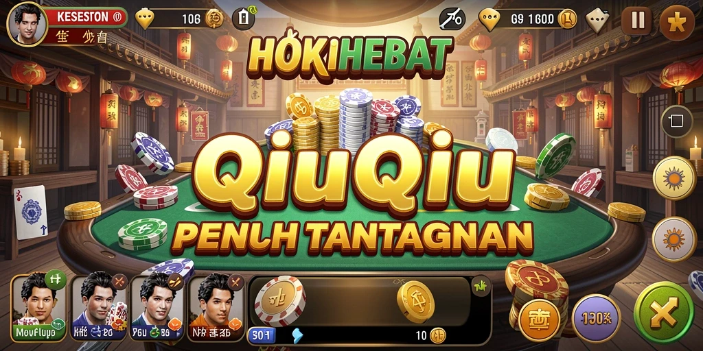 Screenshot HOKIHEBAT menampilkan gameplay QiuQiu yang seru.