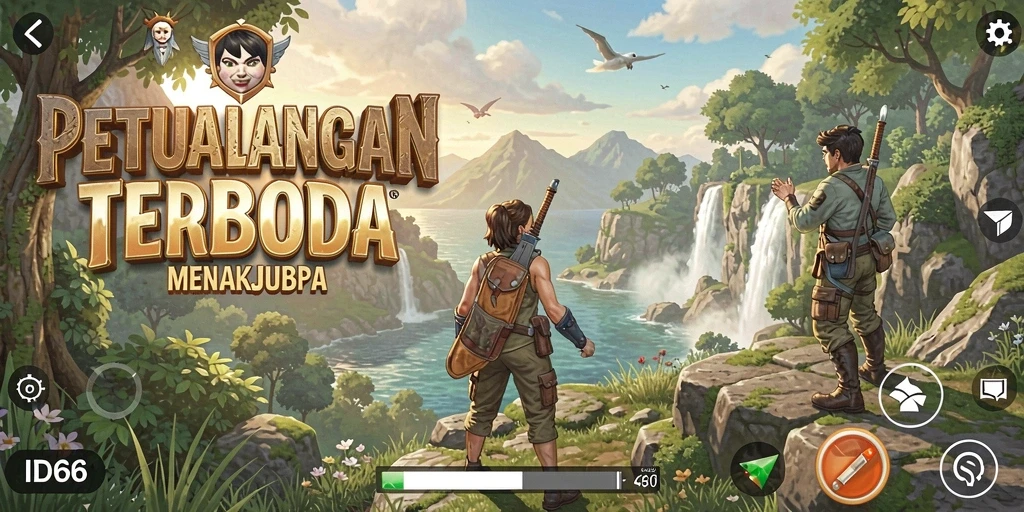 Tampilan gameplay mendalam dari dunia terbuka ID66 yang menakjubkan.