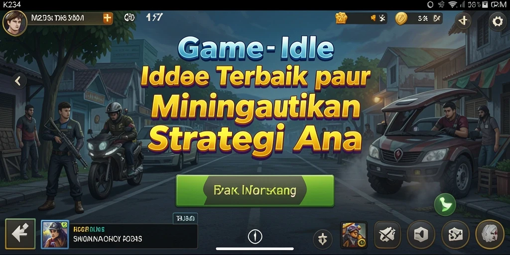 Tangkapan layar gameplay dengan berbagai fitur unik K234.