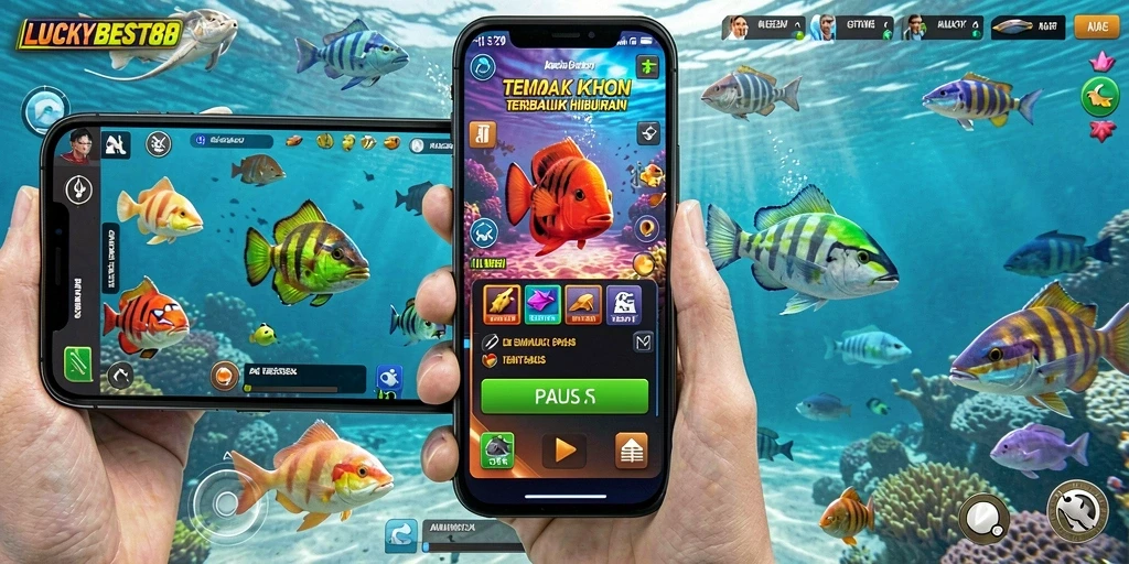 Tampilan menembak ikan di LUCKYBEST88 yang sangat mengasyikkan.