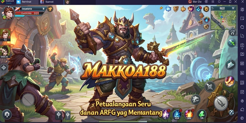 Gameplay menakjubkan dalam petualangan ARPG MAHKOTA188.