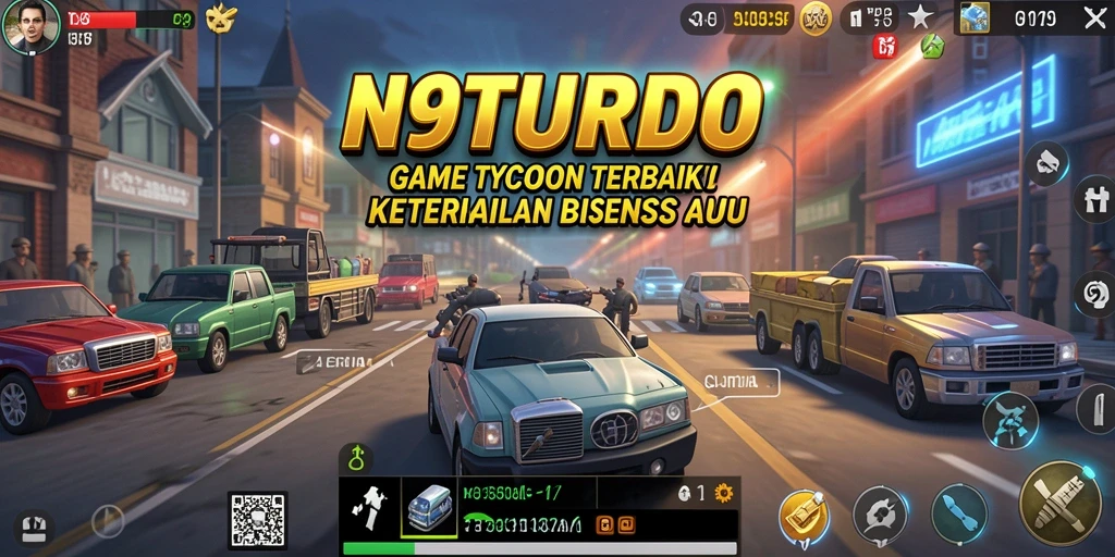 Tampilan gameplay N9TURBO yang mengasyikkan dan penuh strategi.