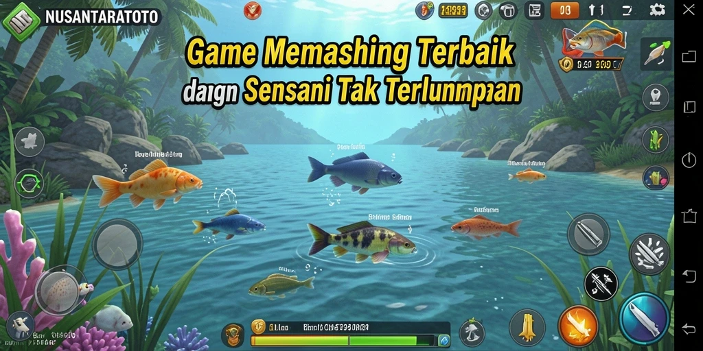 Gameplay menarik NUSANTARATOTO dengan suasana memancing yang seru.