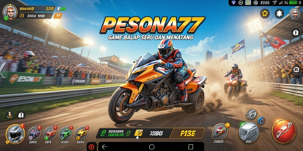 Tampilan gameplay PESONA77 yang seru dan kompetitif.