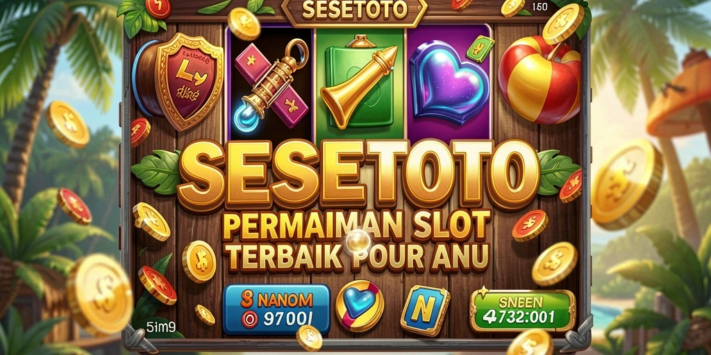 Tampilan gameplay SESETOTO dengan mesin slot yang mengasyikkan.