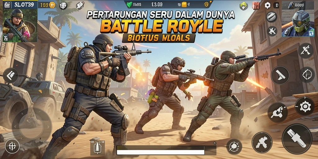 Tampilan gameplay SLOT39 yang seru dan mendebarkan di arena pertarungan.