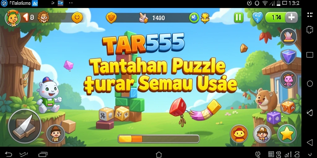 Tampilan gameplay TAR555 yang menantang dan mengasyikkan.
