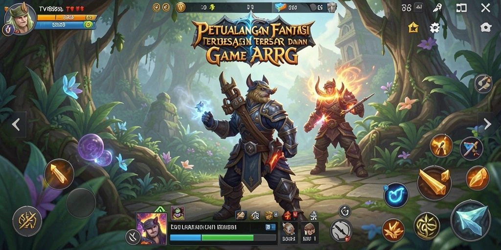 Screenshot menampilkan aksi pertarungan seru di dunia ARPG TV888.