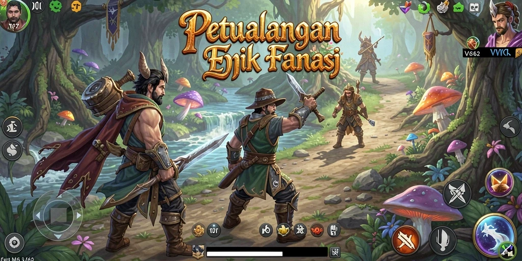 Tampilan gameplay <strong>VV62</strong> menampilkan aksi mendebarkan dan eksplorasi luas.